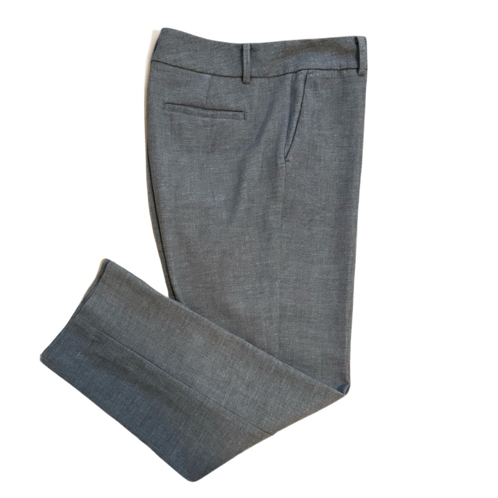 Ann Taylor Gray Straight Leg Formal Pants